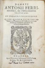 Ferro, Gout manual, Naples, 1584